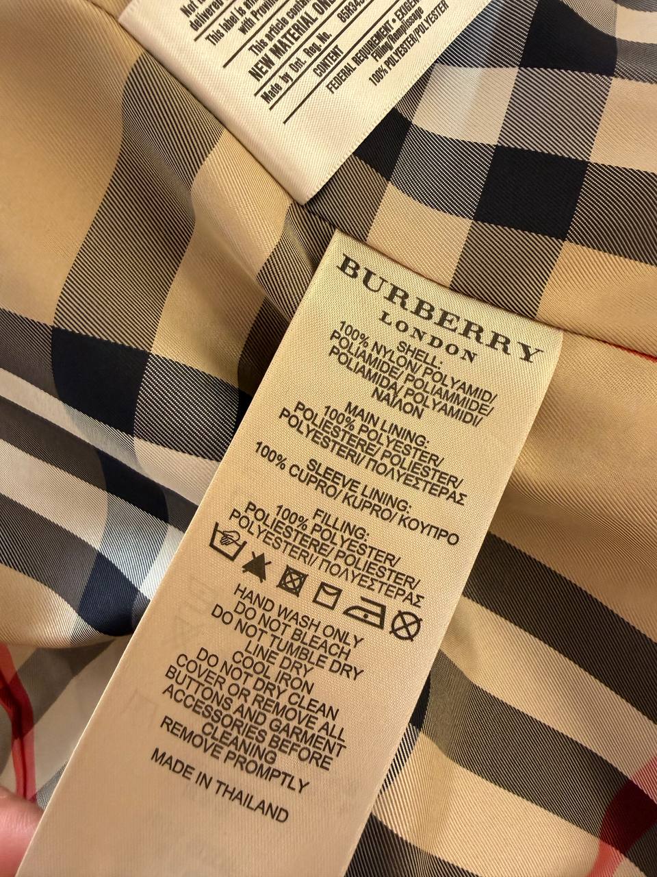 TRENCH IMPERMEABILE BURBERRY BLU NAVY TG 44