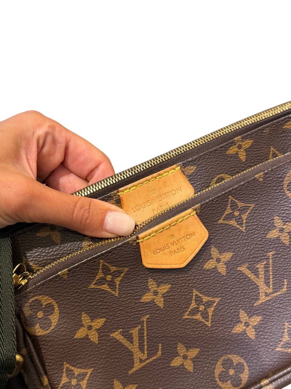 MULTI POCHETTE LOUIS VUITTON TRACOLLA VERDE