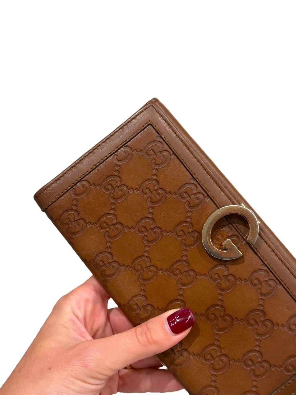 PORTAFOGLIO GUCCI PELLE GUCCISSIMA COGNAC