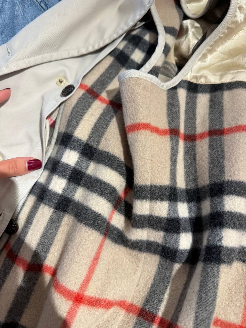 IMPERMEABILE BURBERRY UOMO CON GILET RIMOVIBILE Tg 48