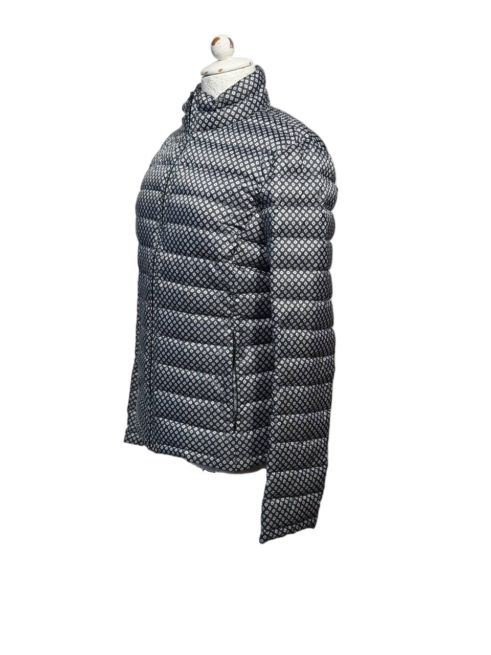 PIUMINO LEGGERO MAX&CO GRIGIO FANTASIA GEOMETRICA Tg 44