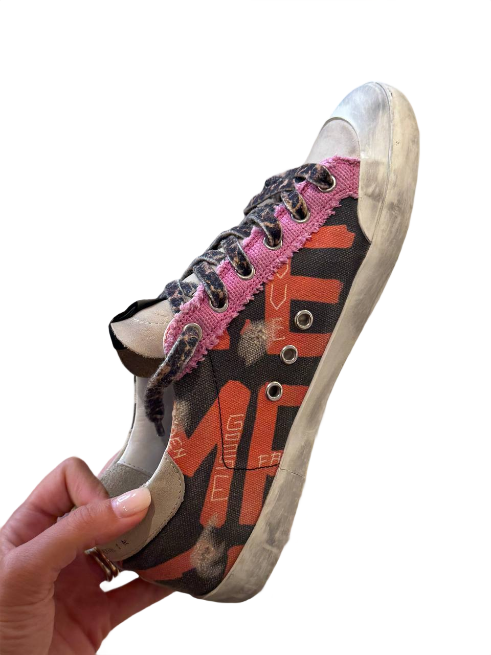 GOLDEN GOOSE SNEAKER PATCHWORK MULTICOLOR Nr 40
