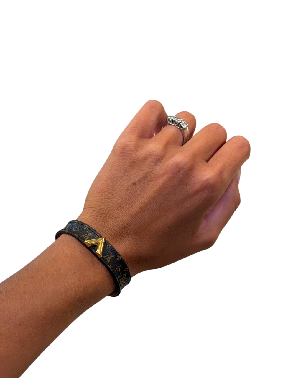 LOUIS VUITTON BRACCIALE MONOGRAM V DORATA