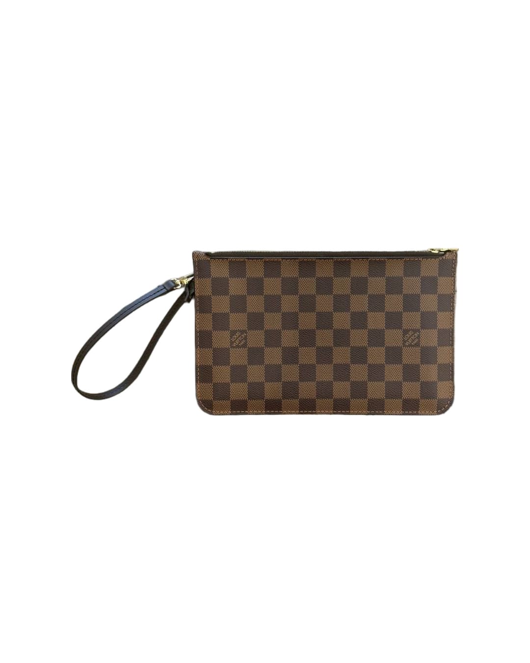 POCHETTE PIATTA LOUIS VUITTON DAMIER EBENE