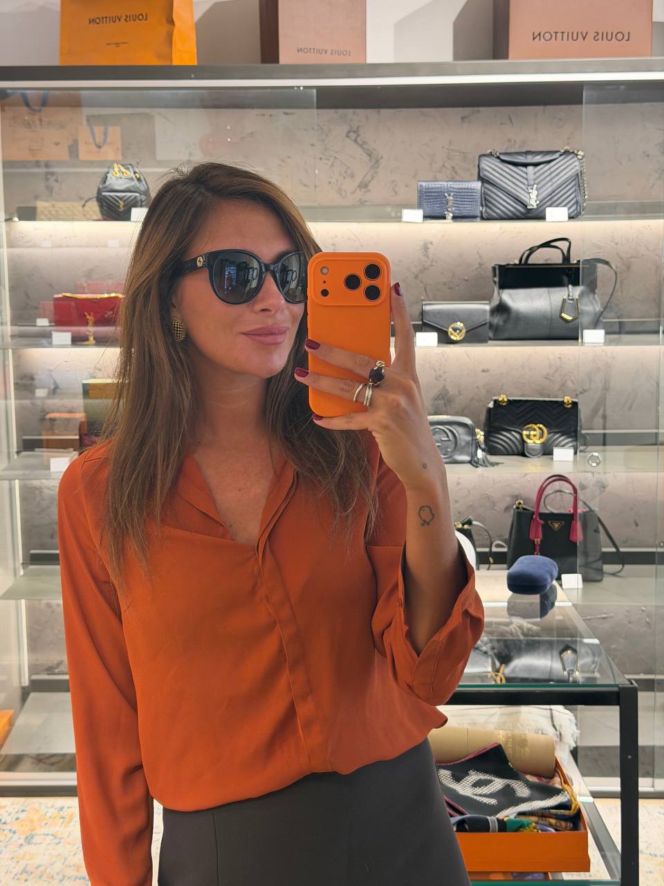OCCHIALI GUCCI DA SOLE NERI MONTATURA TONDA