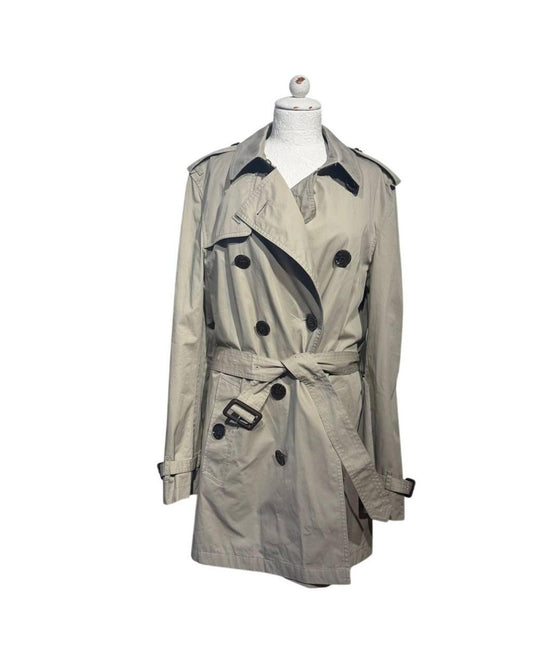 IMPERMEABILE BURBERRY BEIGE/TORTORA DOPPIOPETTO Tg M