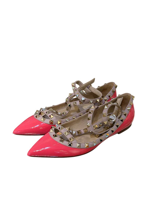 VALENTINO GARAVANI ROCKSTUD BALLERINA FUXIA Nr 35.5