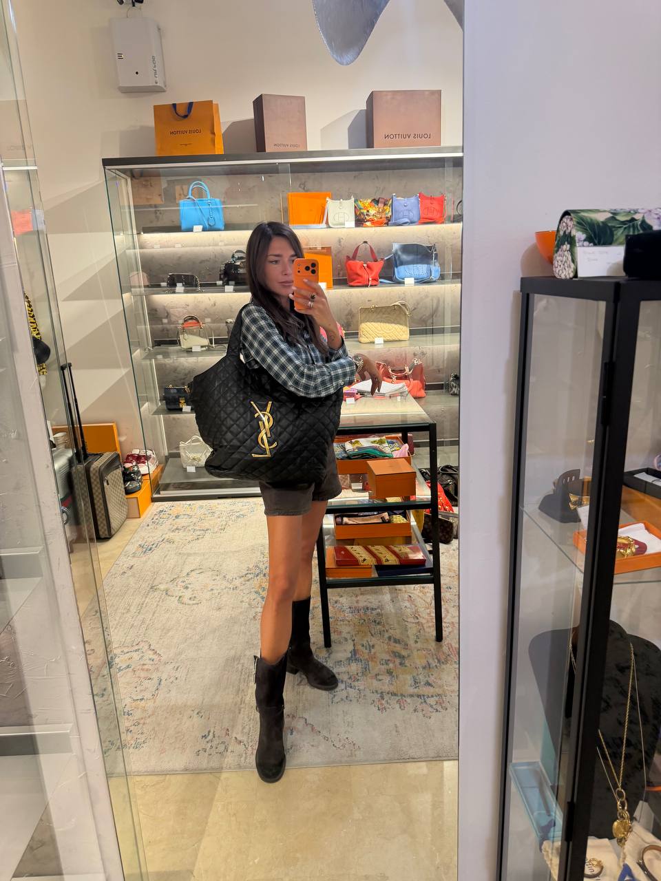 ICARE MAXI SHOPPER NERA YSL