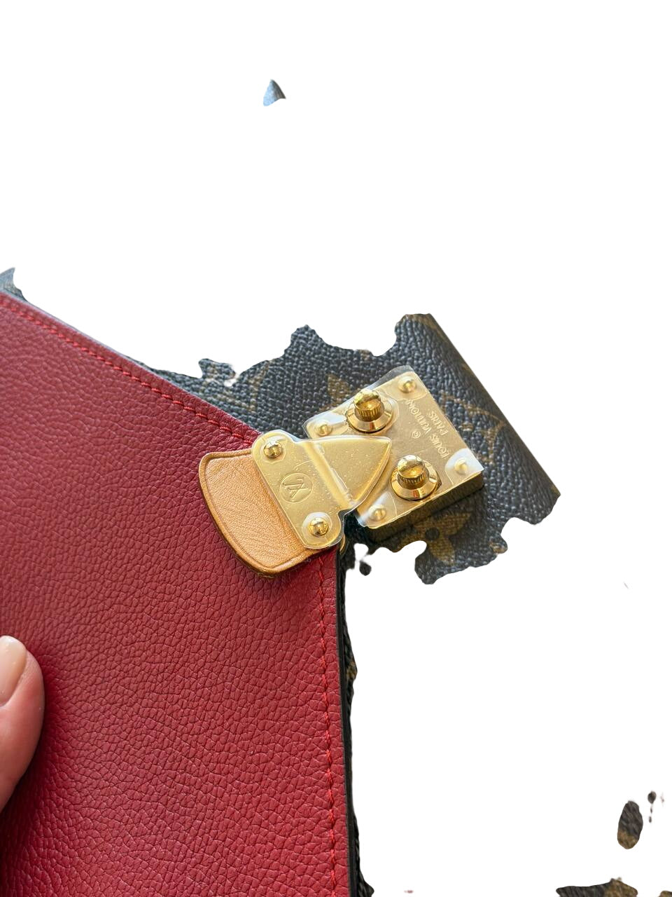 POCHETTE PALLAS MONOGRAM PATTA ROSSA LOUIS VUITTON