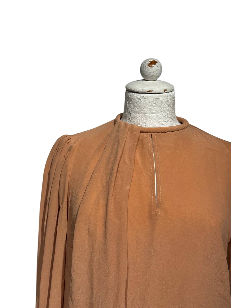 CAMICIA BLUSA MANICA LUNGA NUDE ELISABETTA FRANCHI Tg 44