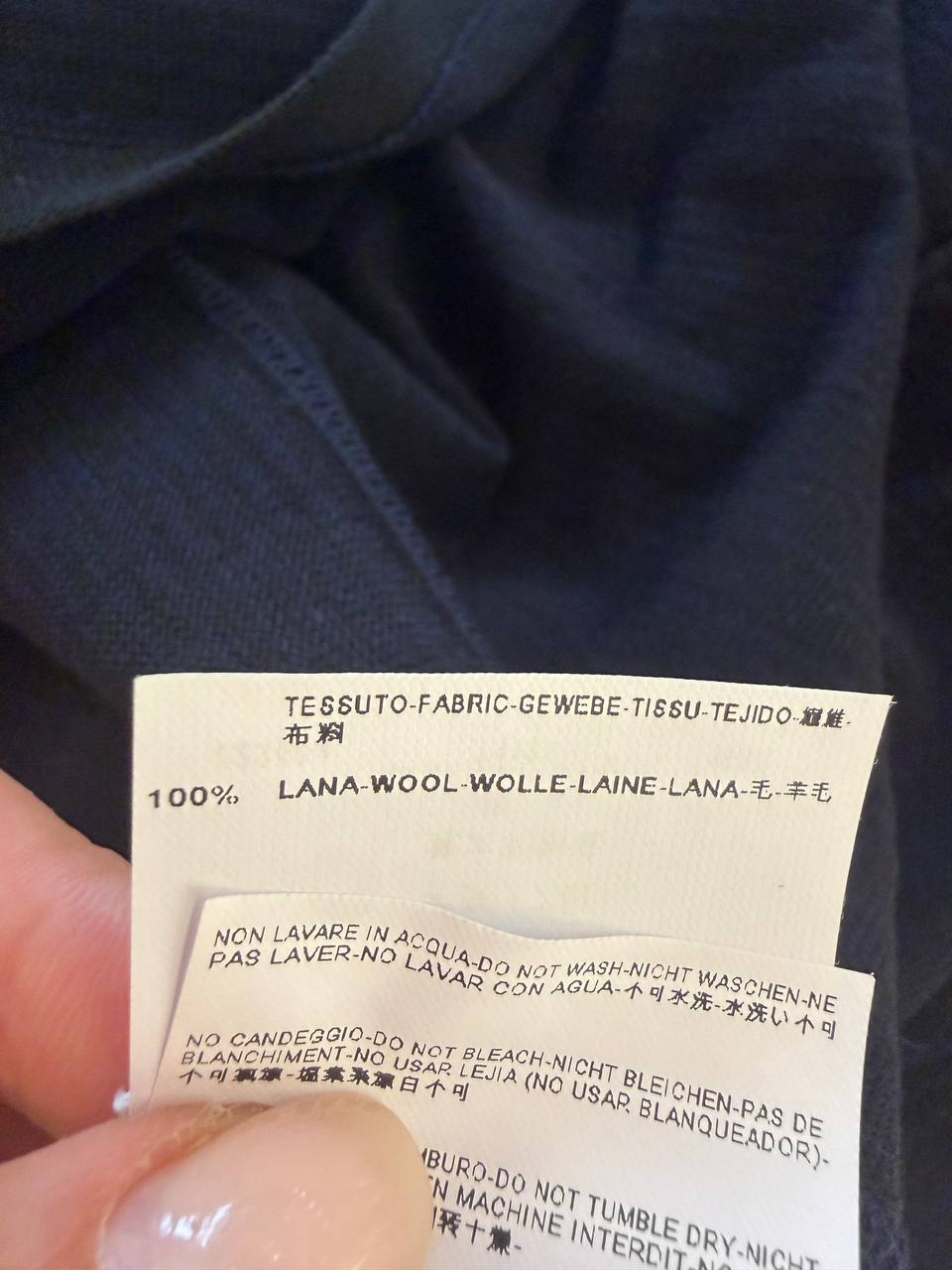 MAGLIONCINO BALENCIAGA BLU E NERO A RIGHE Tg 40