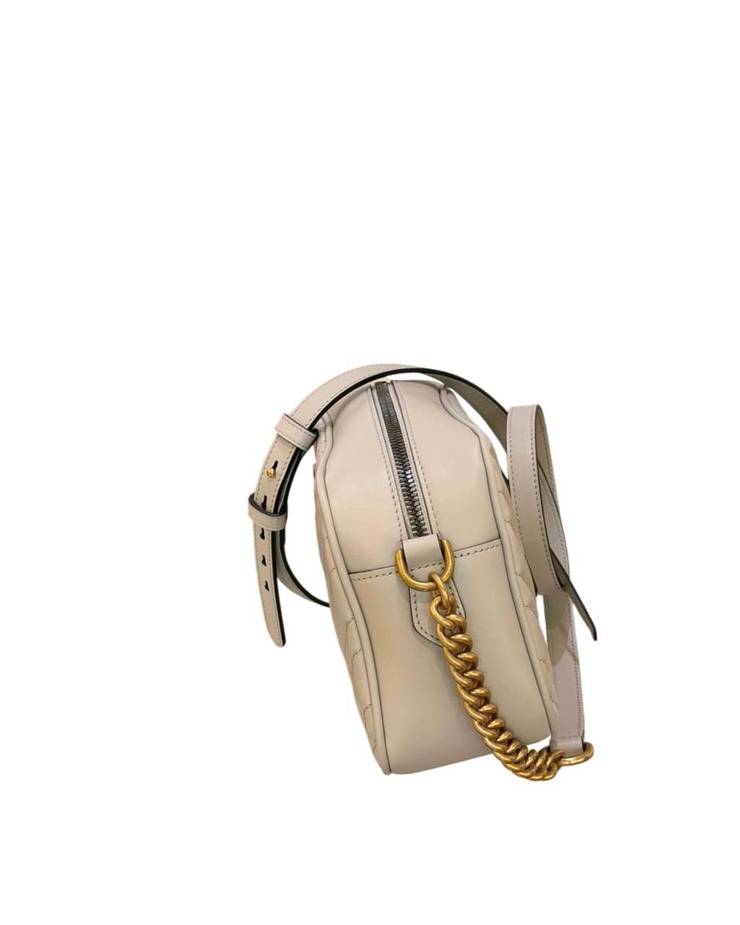 GUCCI MARMONT CAMERA BAG  AVORIO
