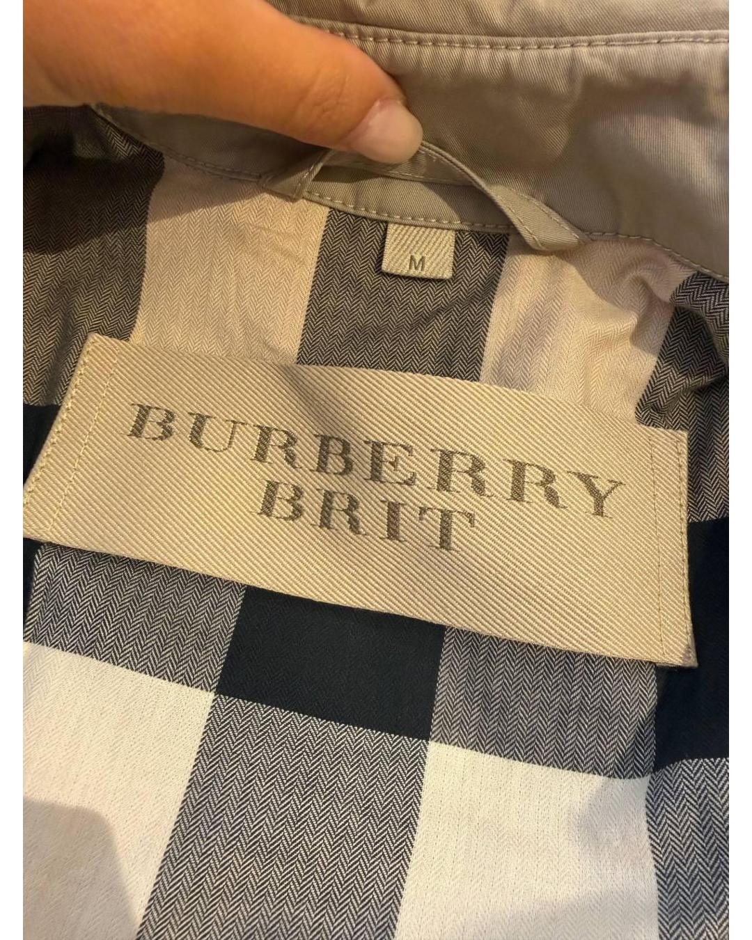 IMPERMEABILE BURBERRY BEIGE/TORTORA DOPPIOPETTO Tg M