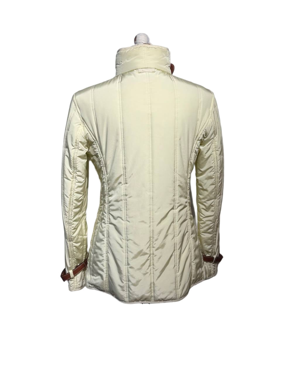PIUMINO FAY LEGGERO COLOR BURRO DETTAGLI CUOIO Tg M