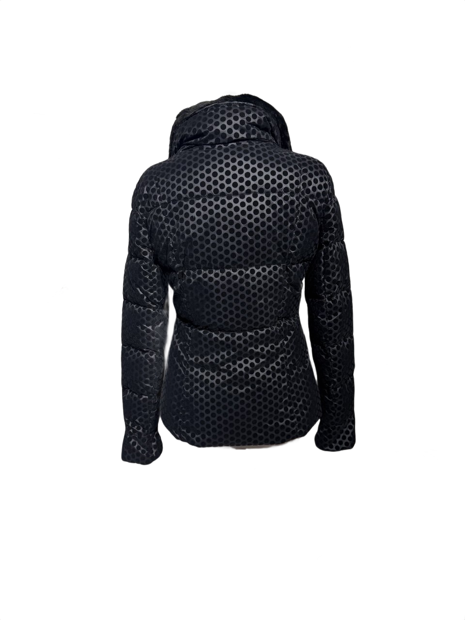 PIUMINO ARMANI JEANS NERO POIS VELLUTO Tg 42