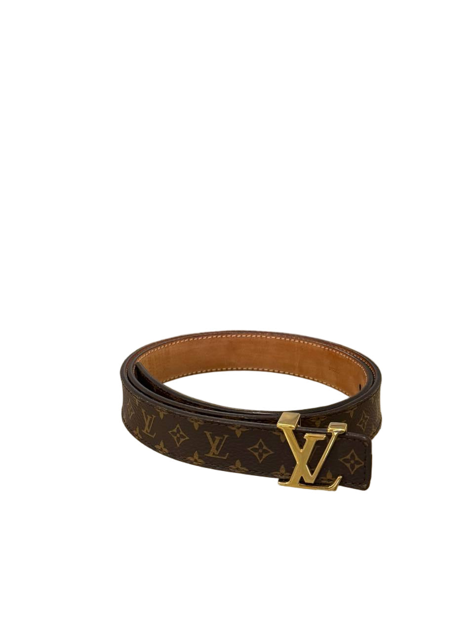CINTURA INITIALES LOUIS VUITTON SOTTILE MISURA 80