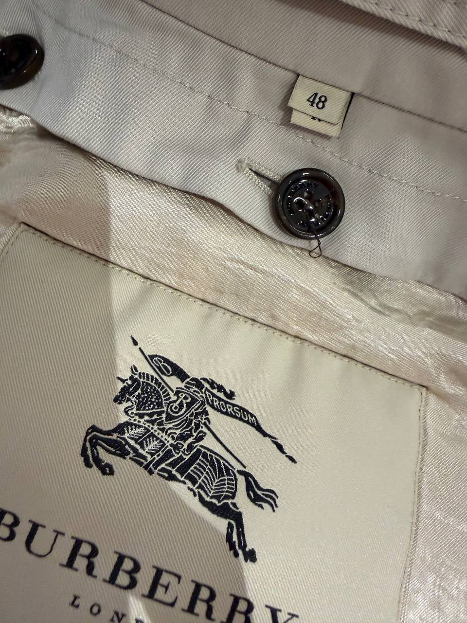 IMPERMEABILE BURBERRY UOMO CON GILET RIMOVIBILE Tg 48