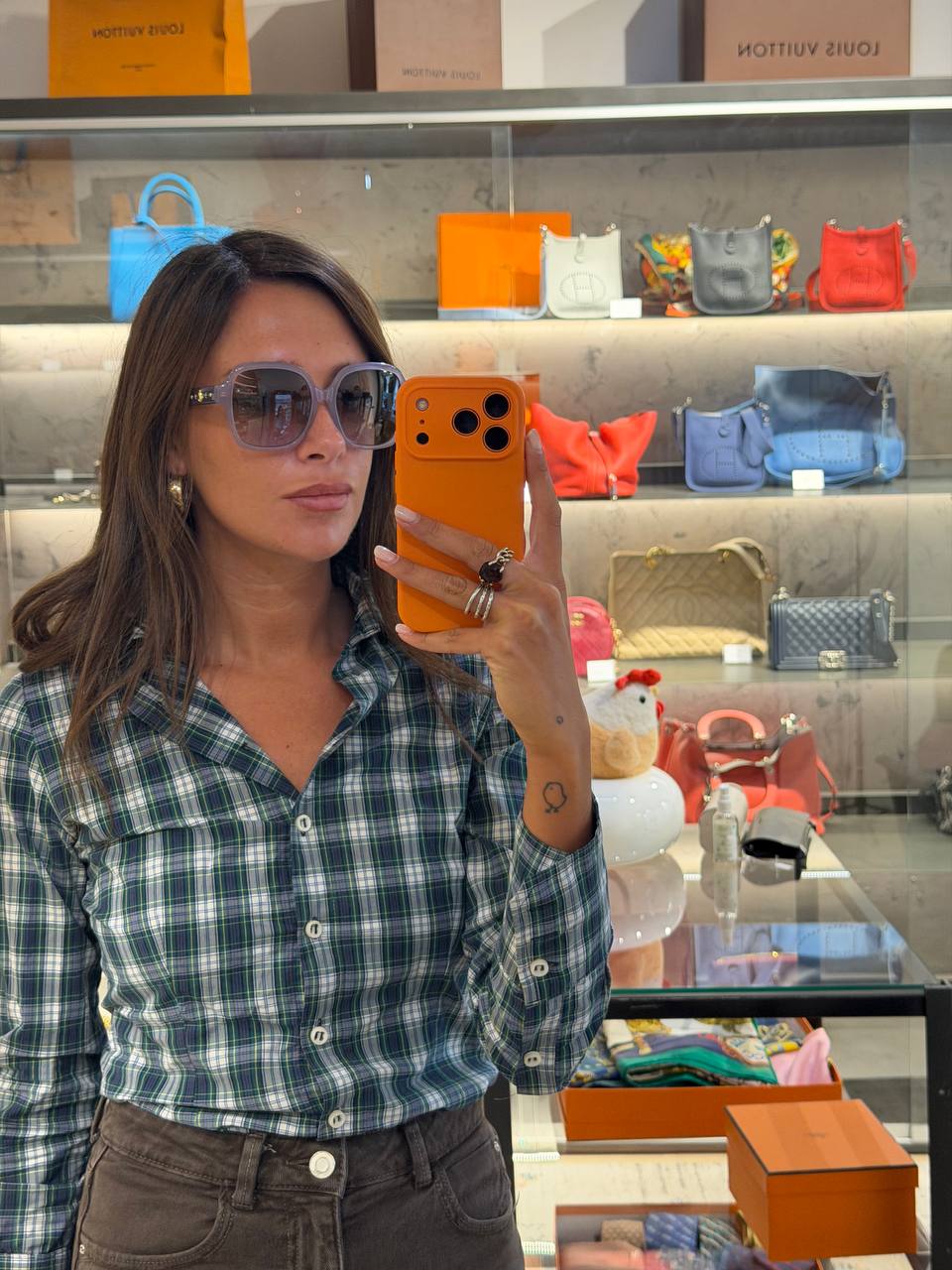 JIMMY CHOO OCCHIALI DA SOLE OVERSIZE LILLA