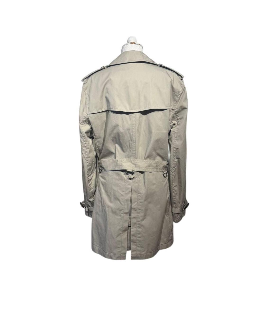IMPERMEABILE BURBERRY BEIGE/TORTORA DOPPIOPETTO Tg M