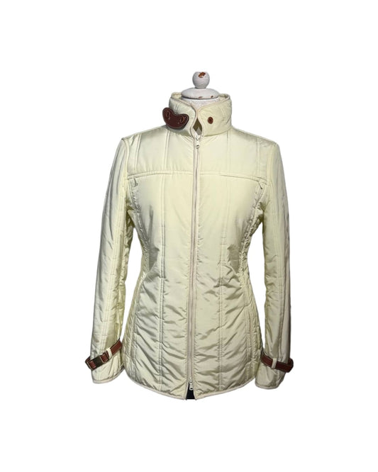 PIUMINO FAY LEGGERO COLOR BURRO DETTAGLI CUOIO Tg M