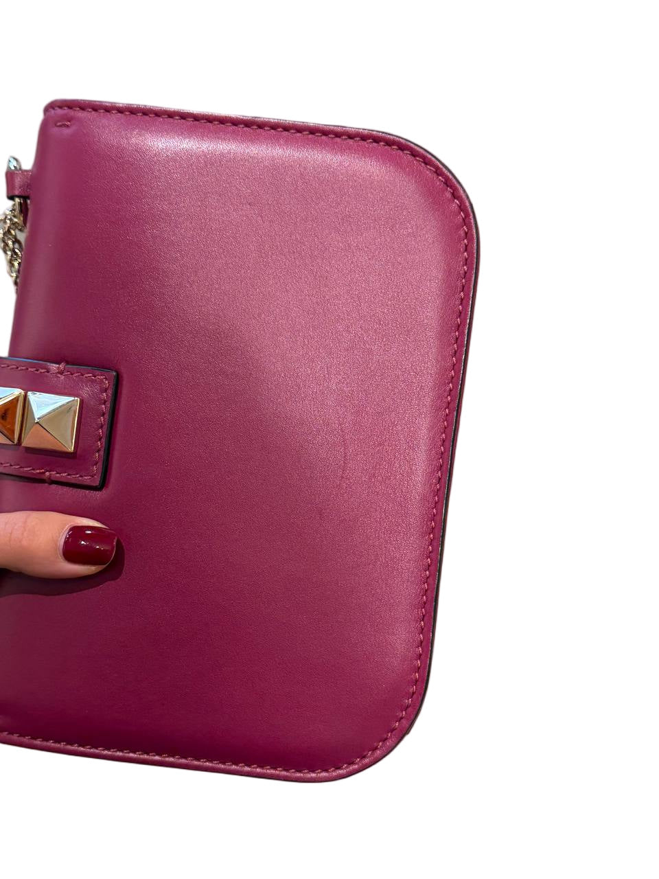 BORSA VALENTINO GARAVANI GLAM LOCK PRUGNA