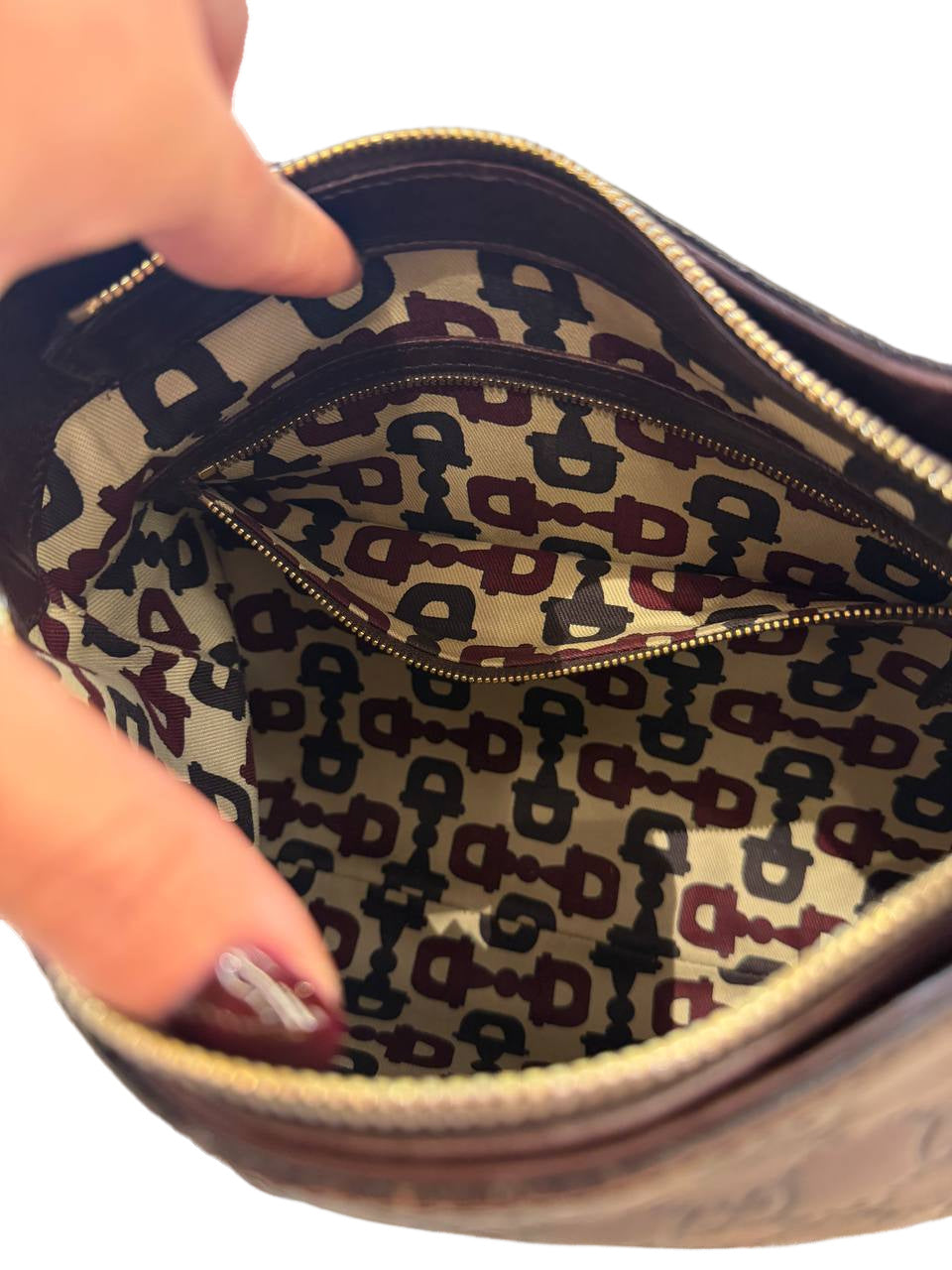 BORSA A SPALLA GUCCI GUCCISSIMA MARRONE