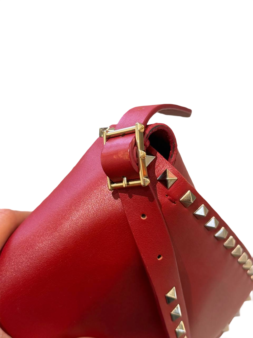 BORSA VALENTINO ROCKSTUD COLOR CILIEGIA