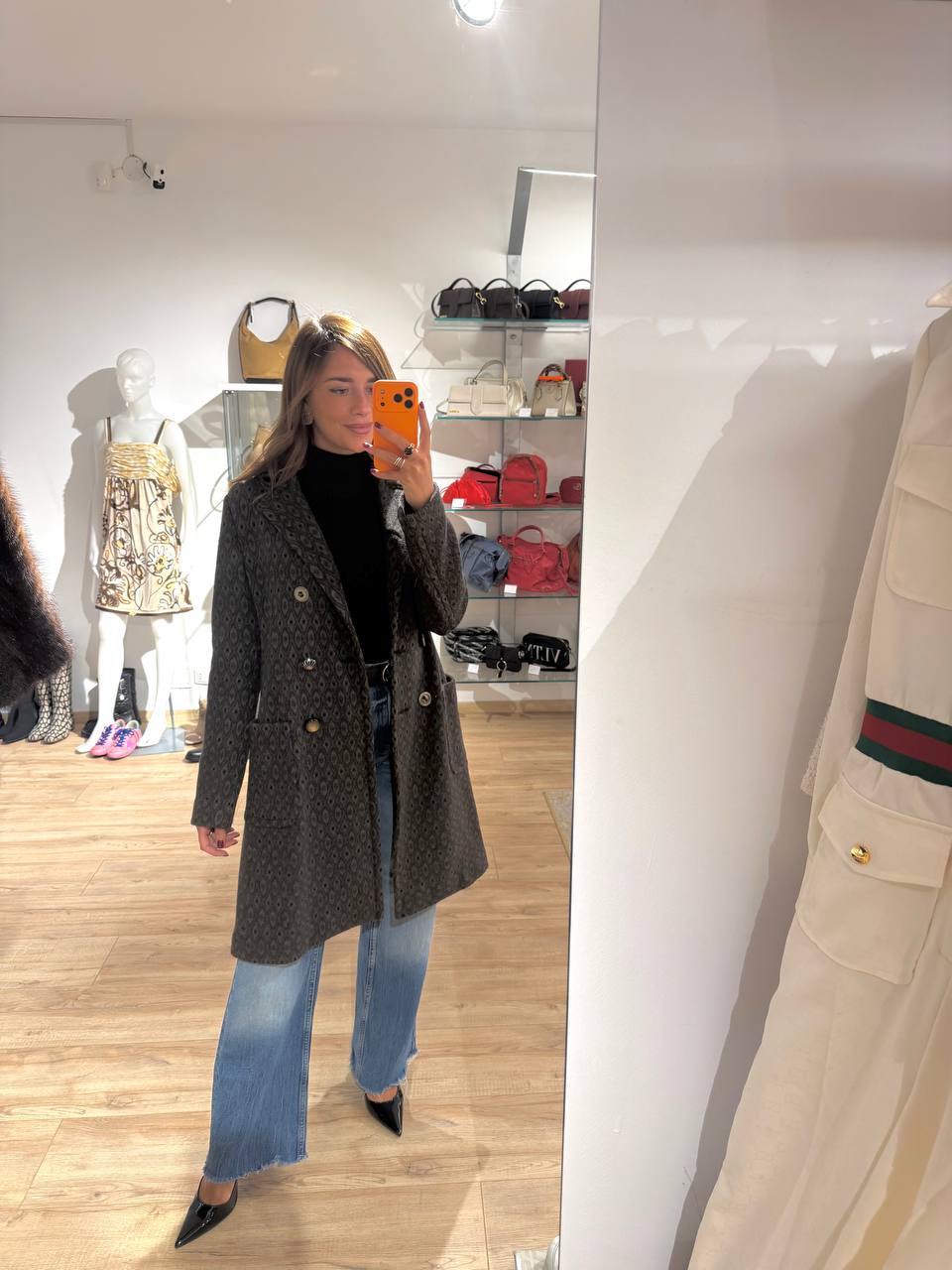 CAPPOTTO MALIPARMI IN LANA DOPPIOPETTO TG 44