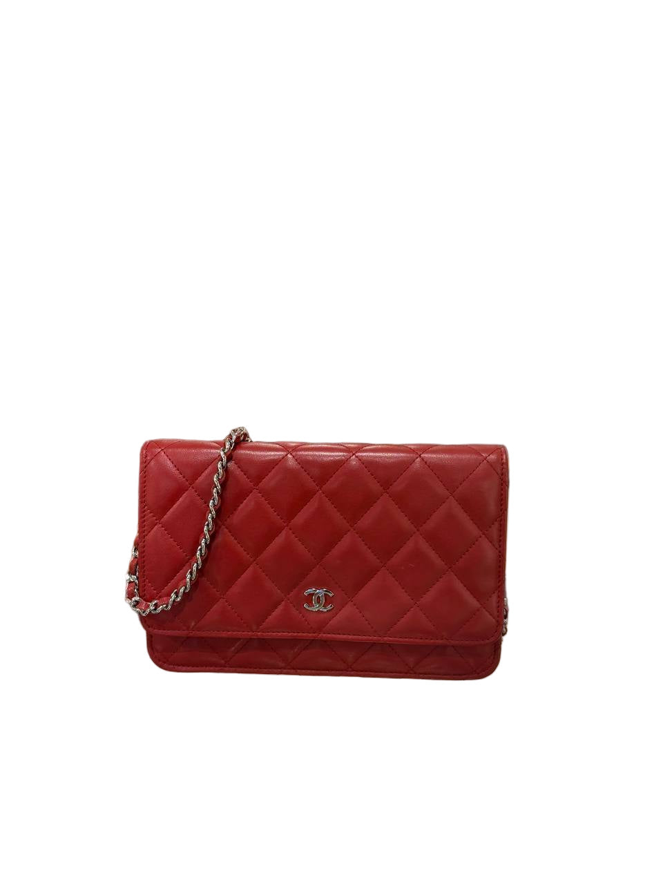 CHANEL WALLET ON CHAIN ROSSA HARDWARE ARG