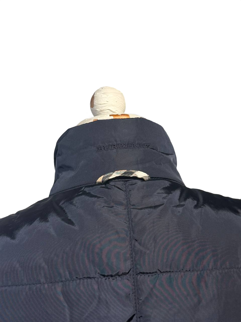 GILET BURBERRY LONDON TRAPUNTATO BLU NAVY Tg M