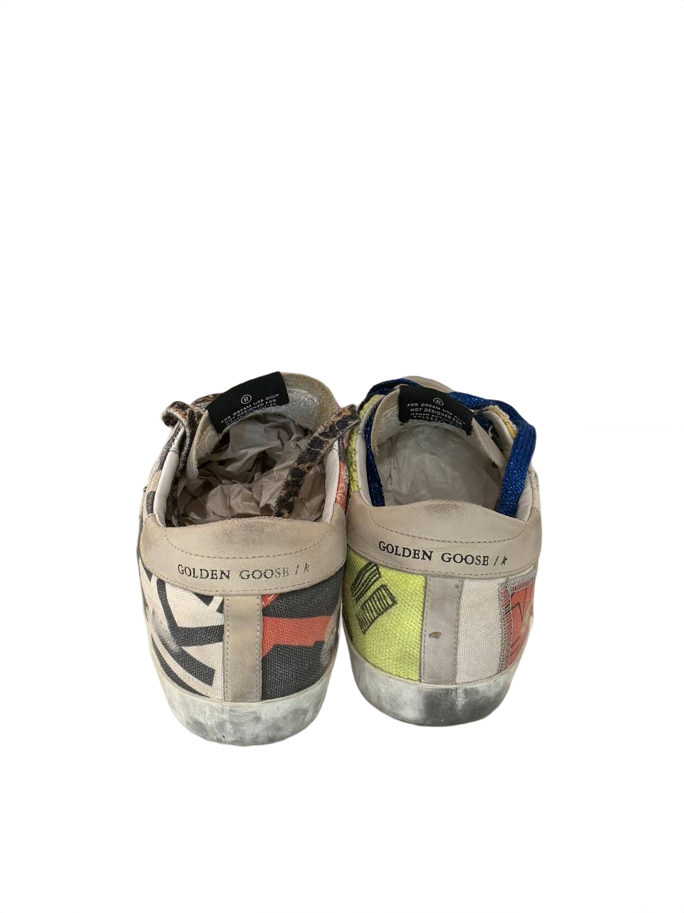 GOLDEN GOOSE SNEAKER PATCHWORK MULTICOLOR Nr 40