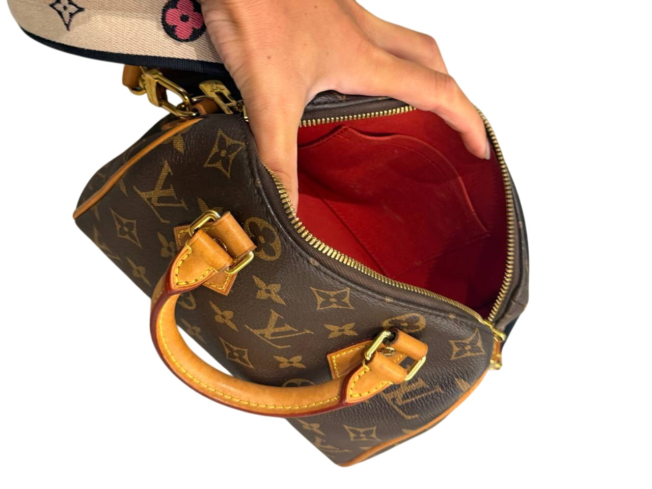 SPEEDY 20  BANDOULIÈRE MONOGRAM