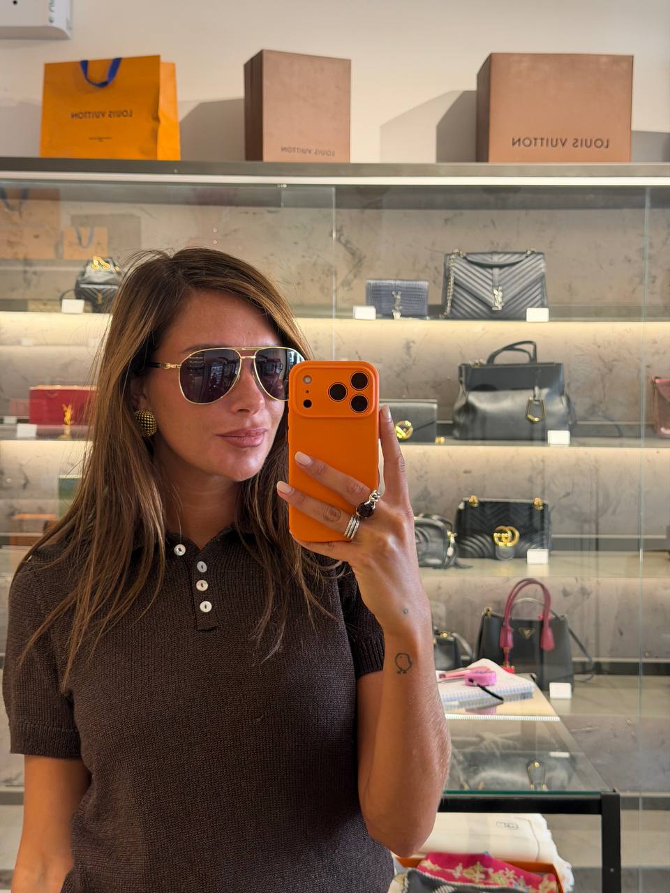 OCCHIALI GUCCI DA SOLE AVIATOR ORO