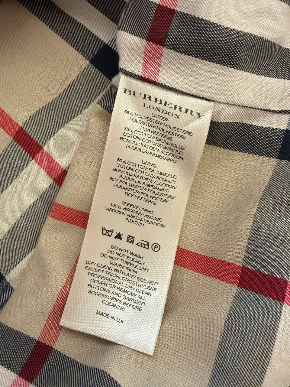 IMPERMEABILE BURBERRY ROSSO DOPPIO PETTO Tg 42
