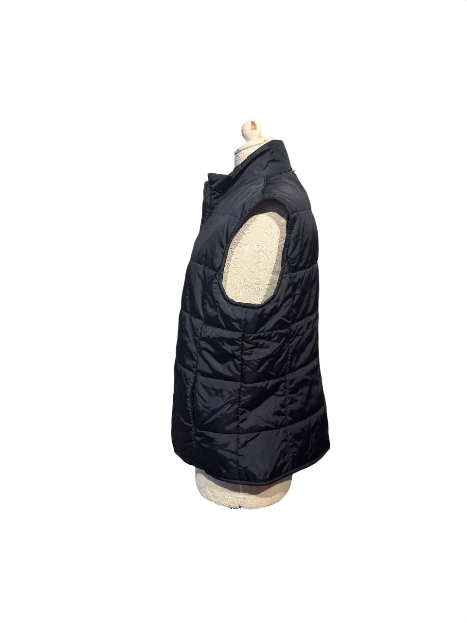 GILET BURBERRY LONDON TRAPUNTATO BLU NAVY Tg M