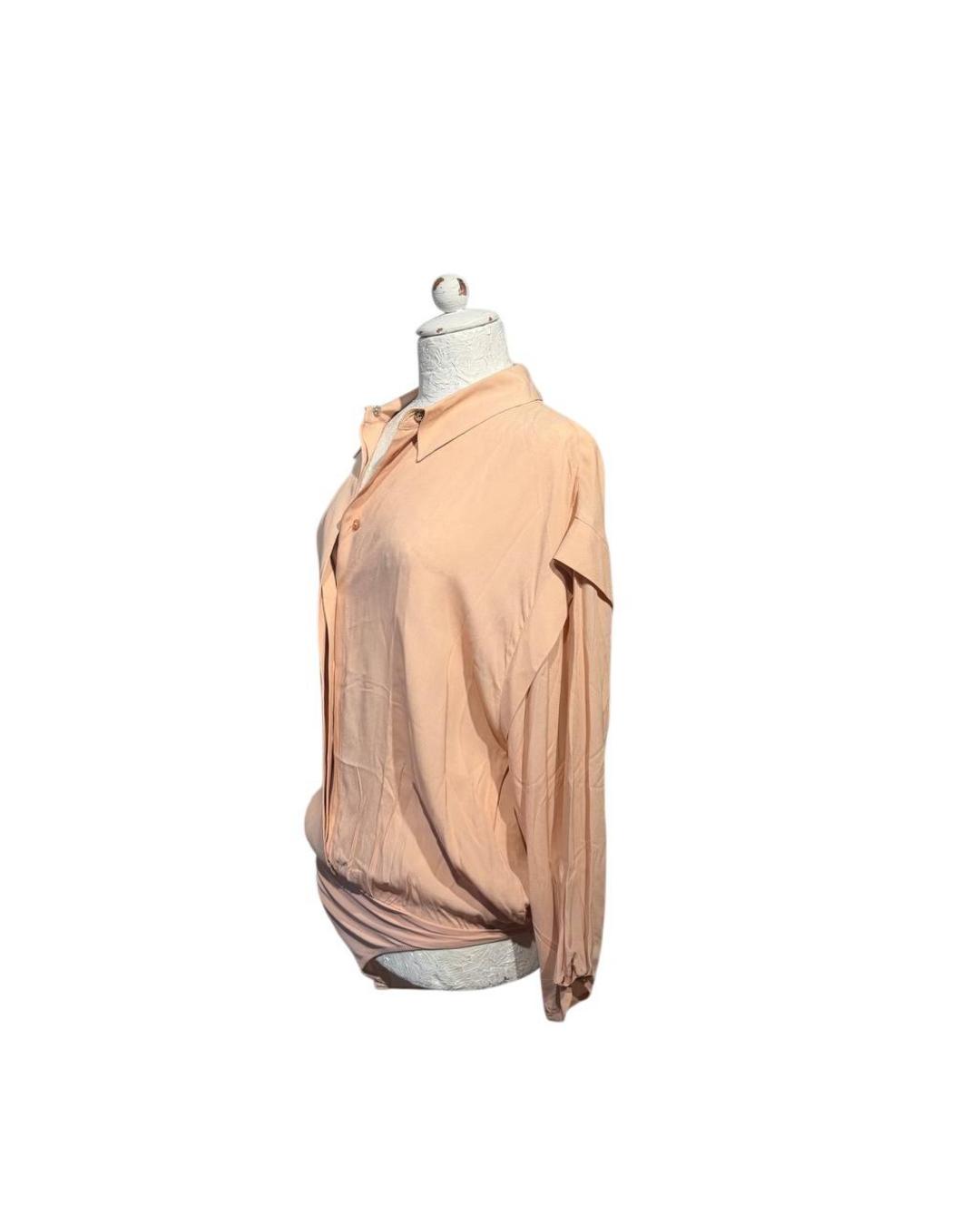 CAMICIA BODY ROSA ANTICO ELISABETTA FRANCHI Tg 44
