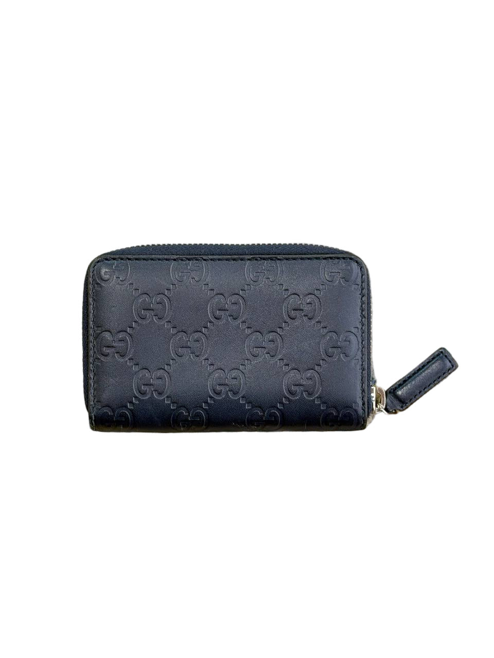 PICCOLO PORTAFOGLIO GUCCI BLU NAVY GG CON SCATOLA
