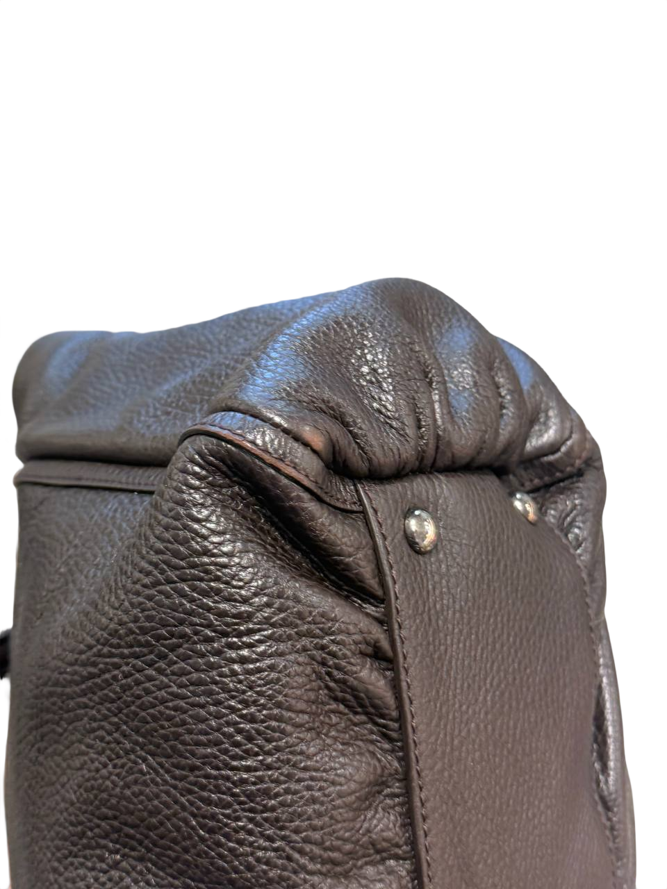 SHOPPER GUCCI ABBEY D-RING TESTA DI MORO PELLE