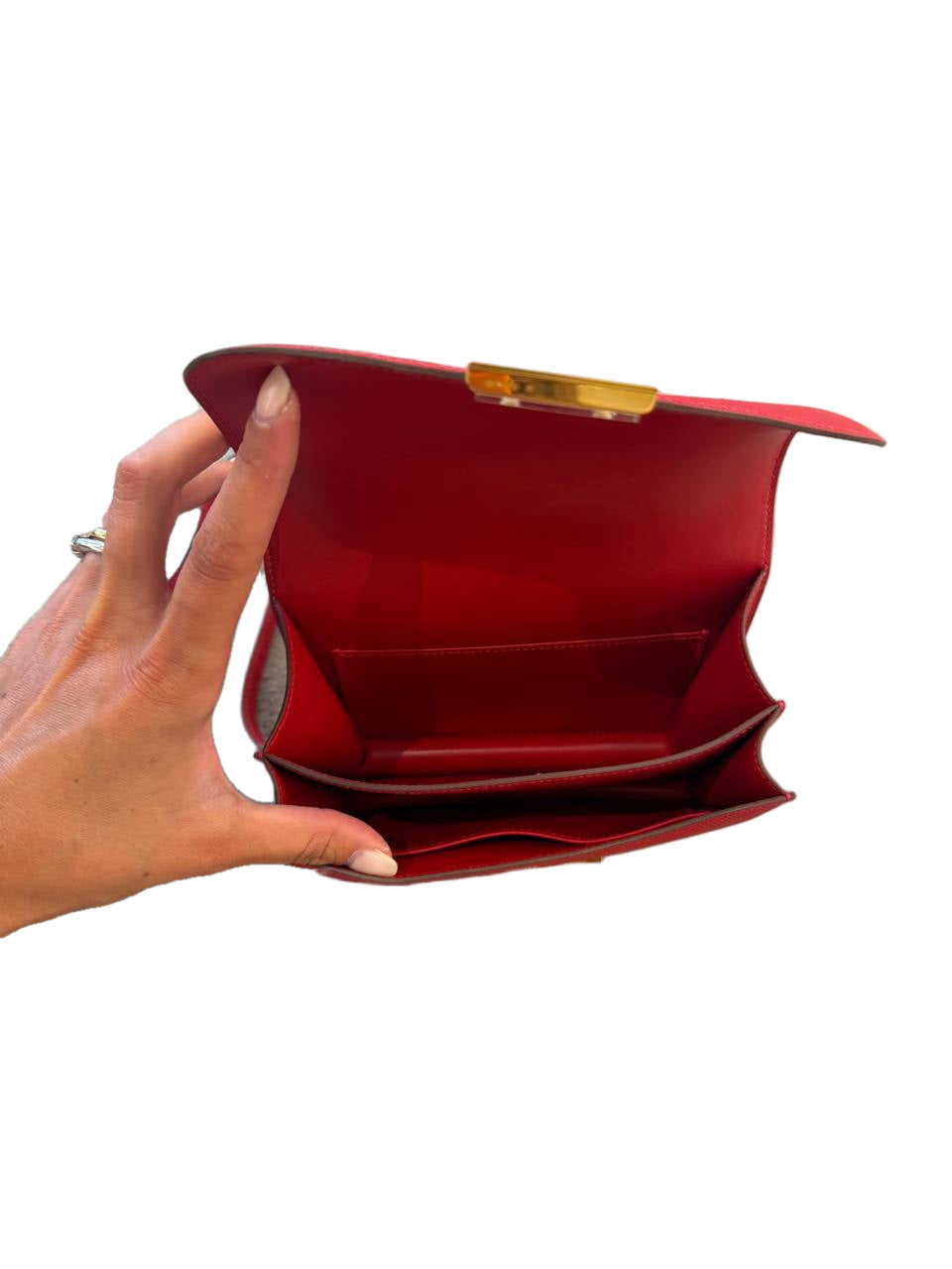 MINI CONSTANCE HERMES ROUGE CASAQUE