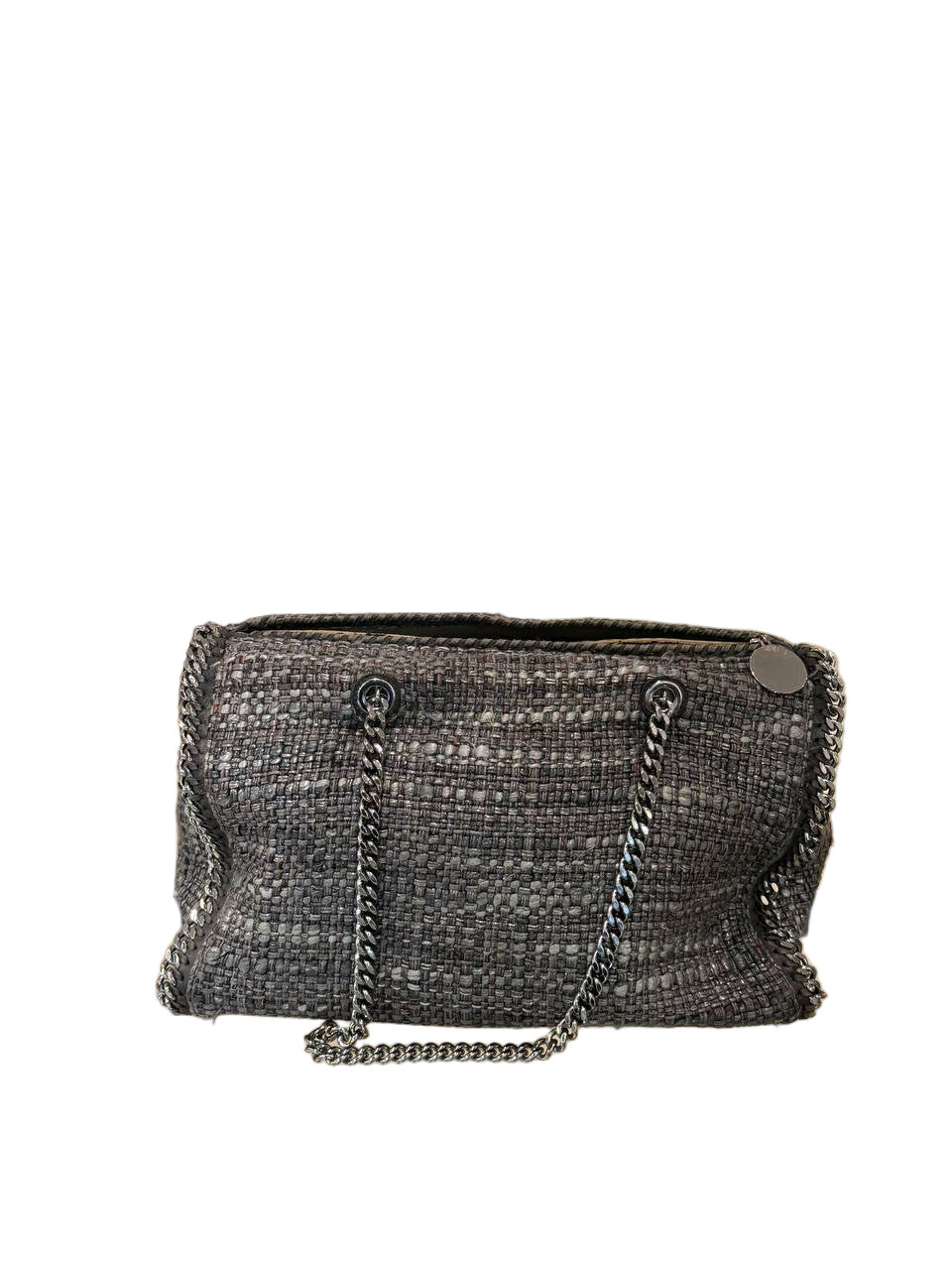 BORSA STELLA McCARTNEY FALABELLA TOTE TWEED GRIGIO