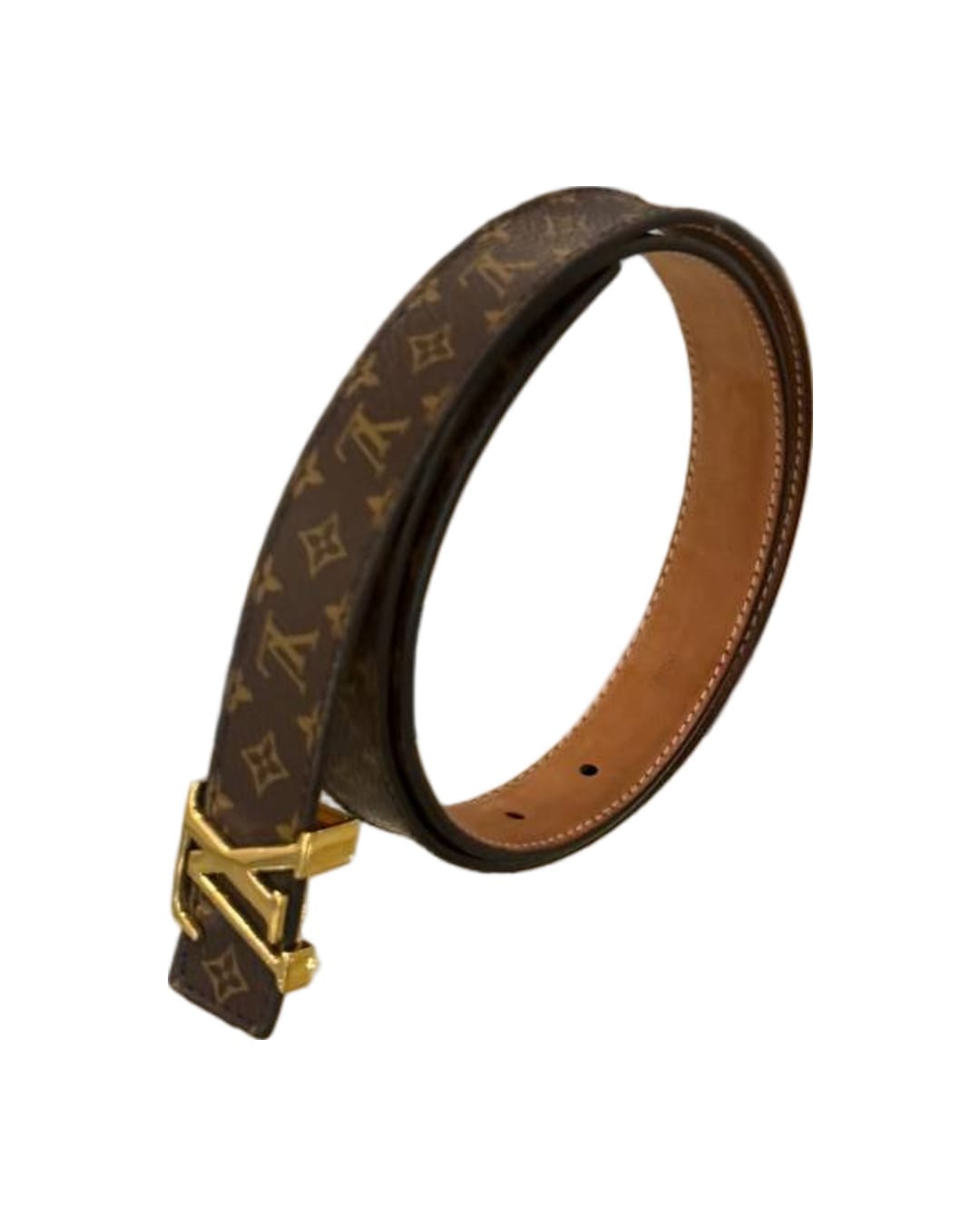CINTURA INITIALES LOUIS VUITTON SOTTILE MISURA 80