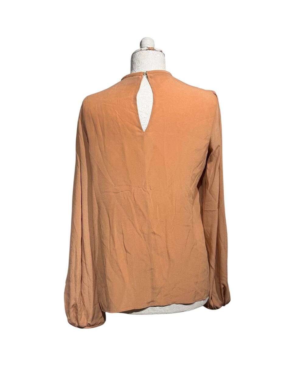 CAMICIA BLUSA MANICA LUNGA NUDE ELISABETTA FRANCHI Tg 44