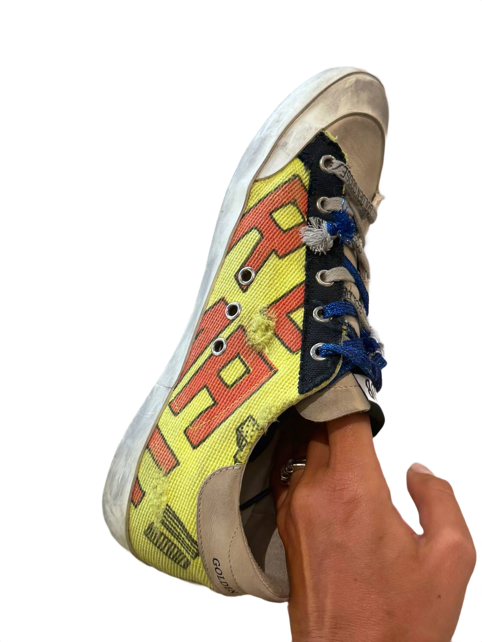 GOLDEN GOOSE SNEAKER PATCHWORK MULTICOLOR Nr 40