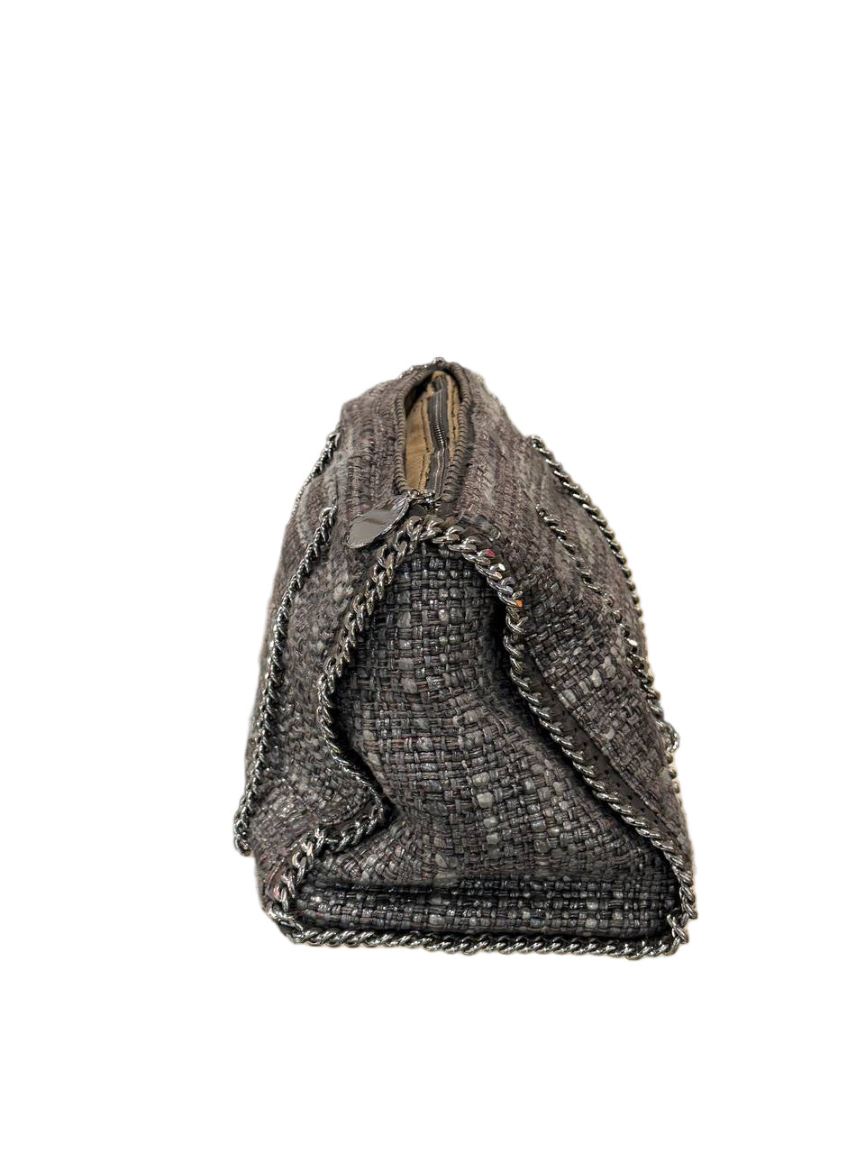 BORSA STELLA McCARTNEY FALABELLA TOTE TWEED GRIGIO