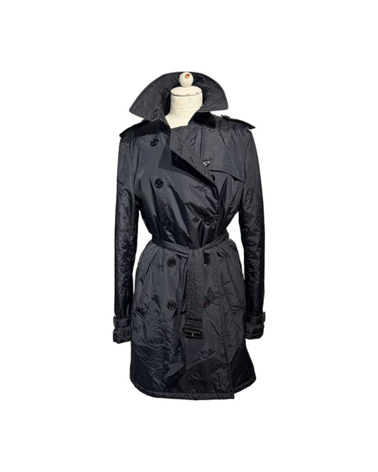 TRENCH IMPERMEABILE BURBERRY BLU NAVY TG 44