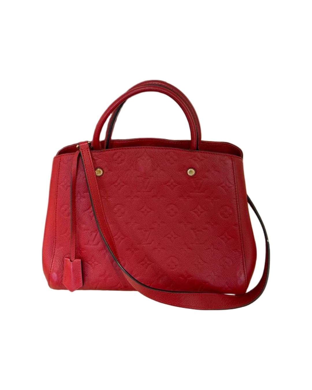 MONTAIGNE MM LOUIS VUITTON PELLE EMPREINTE ROSSA