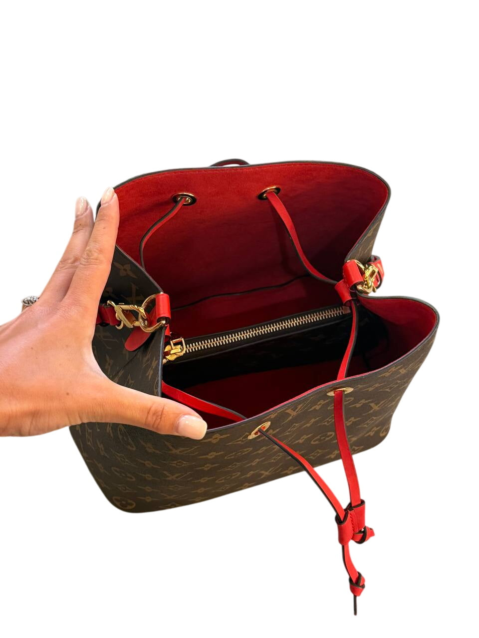 NEO NOÉ MONOGRAM RIFINITURE ROSSE LOUIS VUITTON