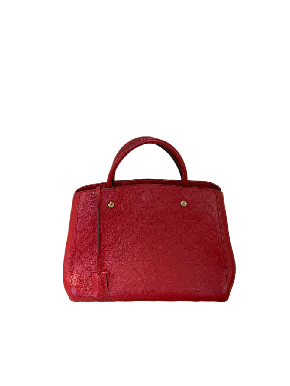 MONTAIGNE MM LOUIS VUITTON PELLE EMPREINTE ROSSA