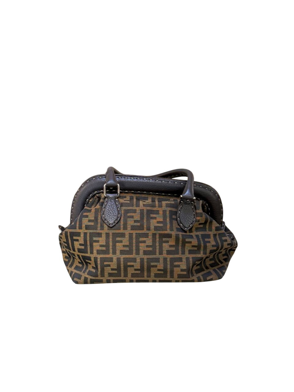 BORSA FENDI ZUCCA CANVAS E PELLE