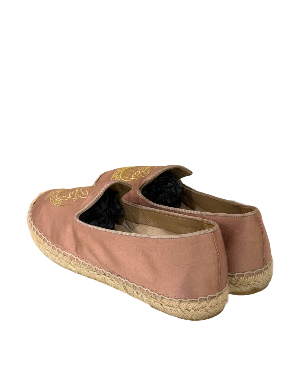 ESPADRILLAS MARC JACOBS ROSA RICAMO GUFO ORO Nr 40